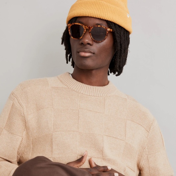 Madewell Men’s Checkerboard Sweater, Men’s Size Medium - Picture 6 of 9